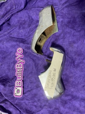 1955 Chevy Bel Air Front Bumper Guards Chrome OEM Pair 150 210 55 Chevrolet - Image 1 of 4