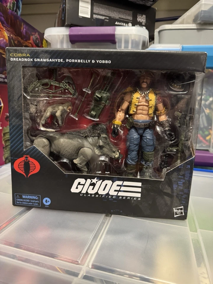 G.I. Joe Classified Series Dreadnok Gnawgahyde Porkbelly & Yobbo #125 Figure New - Image 1 of 4