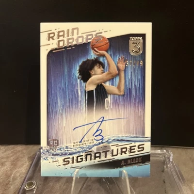 2023-24 Topps Three Anthony Black Rookie Auto Rain Drops 37/49 - Image 1 of 2
