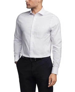 Tommy Hilfiger Men Regular fit Dress Shirt Large 16 in 34-35 Orange Plaid - Picture 1 of 1