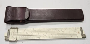 Estuche de cuero Post Versalog Slide Rule 1460 Japón - Imagen 1 de 6