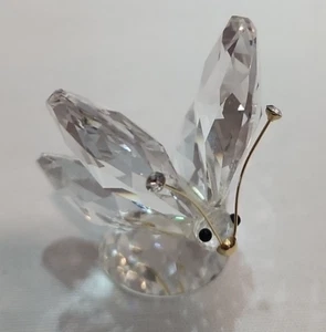 Vintage Retired 2007 SWAROVSKI Butterfly Gold-Toned Antennae - Picture 1 of 6