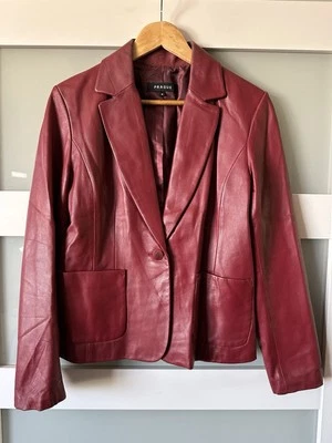 Vintage Women's Prague Leather Blazer Jacket Size M Buttery Soft - Image 1 of 4