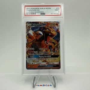 PSA 9 Charizard GX 20/147 Sm-Burning Shadows Holo - Picture 1 of 4