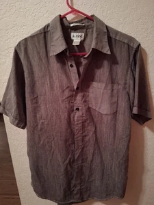 Camicia Alfani marrone media con bottoni - Foto 1 di 4