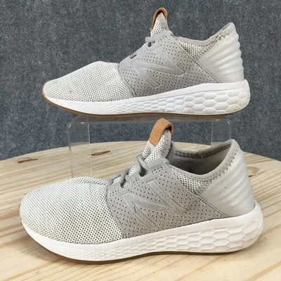 New Balance Shoes Womens 6 D Fresh Foam Cruz v2 Knit Gray Sneakers Low WCRUZKG2 - Image 1 of 4