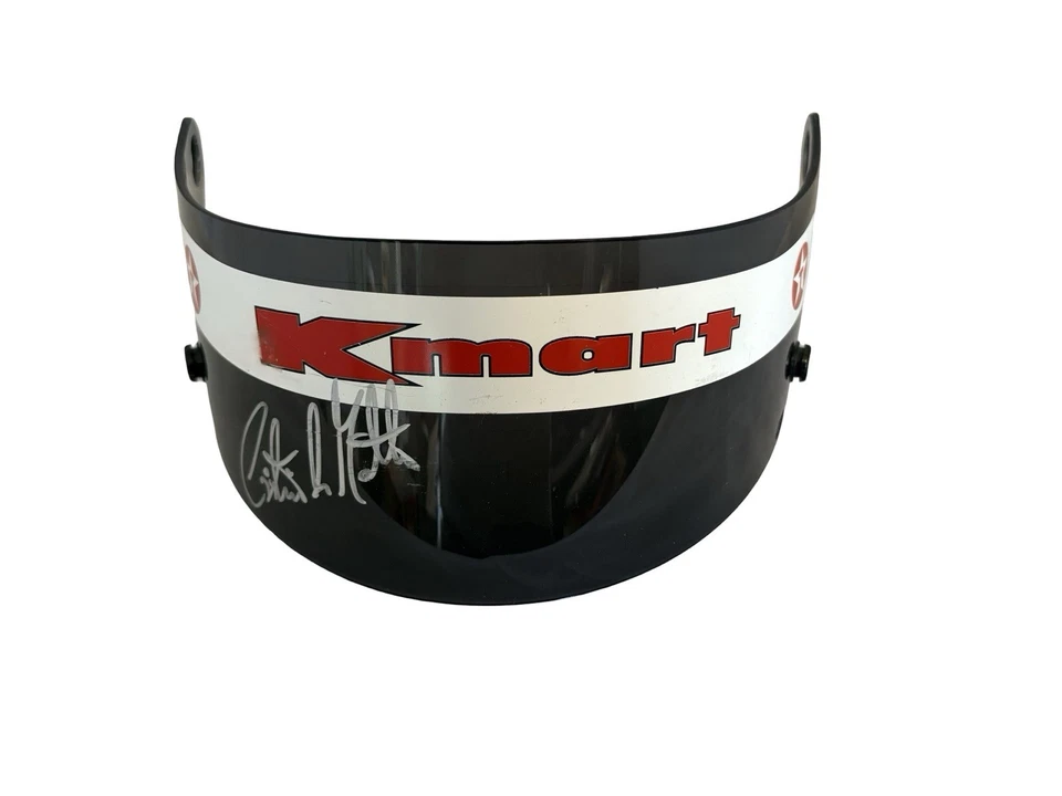Christian Fittipaldi Newman Haas Indycar CART Signed ARAI Race Used Visor W/COA - Image 1 of 1