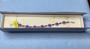 Bali Legacy Collection .925 & Amethyst Filigran Twilight Lavender Jade Armband - Bild 1 von 4