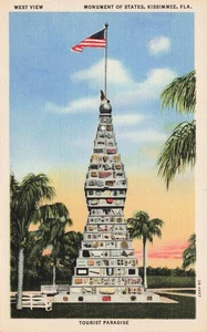 AK Monument of States Kissimmee Florida V497 - Bild 1 von 2