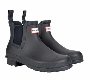 Hunter Womens Original Insulated Chelsea Rain Boot, Black, Size 6 M US - Picture 1 of 1
