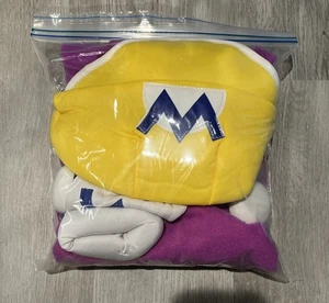 Kids Deluxe Mario Bros Wario Costume Medium Halloween Video Game Nintendo Outfit - Picture 1 of 1