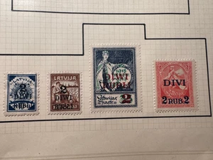 Latvia, Lettland Mi.58-64, Sc. 86-93, MH - Picture 1 of 2