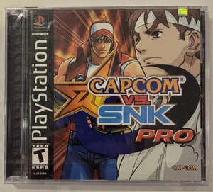 Capcom vs. SNK Pro (Sony PlayStation 1 2002) Neu Sealed USA Version BLACK LABEL - Bild 1 von 6