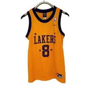 ViNTaGe Nike KOBE BRYANT #8 Lakers Basketball Jersey Rewind Youth Sz L - Picture 1 of 7