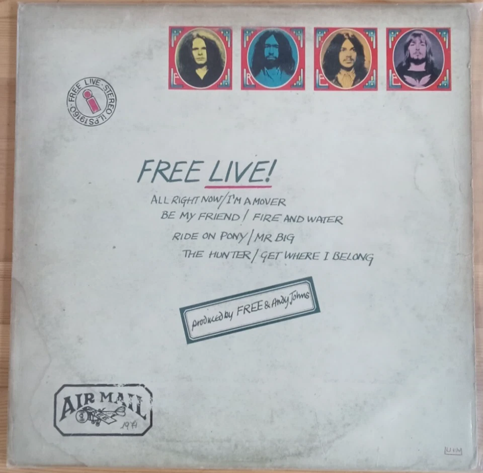 FREE - live LP - Immagine 1 di 1