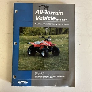 Clymer ProSeries Manual All-Terrain Vehicle Volume 1, 22nd Edition 1974–1987 - Picture 1 of 12