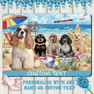 Cocker Spaniel Dog Floor Mat Personalized Anti-Slip Door Mat Indoor Outdoor NWT - Picture 1 of 61