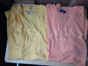 Lucky Brand (TWO) Boys T-Shirts Size XL (18/20)  NEW WITH TAGS - Picture 1 of 5