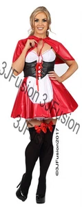 Damen Rotkäppchen Kostüm Erwachsene Kostüm Damen Märchen Buch Woche - Bild 1 von 5