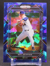 2023 Panini Prizm NOLAN RYAN Blue Cracked Ice #84 HOF Texas Rangers