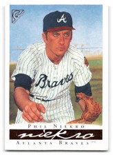 Phil Niekro 2003 Topps Gallery Hall of Fame BASEBALL #17b Atlanta Braves