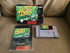1991 SNES “SUPER TENNIS” Game Complete In Box (CIB) Original Tested Plays Great!