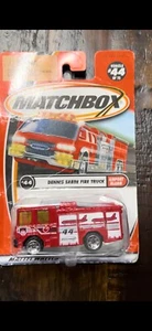 Matchbox Dennis Sabre Fire Truck #044 MBX ‘02 Airport Alarm Red VHTF!! - Picture 1 of 1