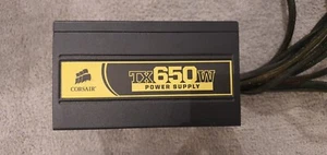 Corsair TX 650W Power Supply CMPSU-650TX PSU 80 Gold Plus - Bild 1 von 4