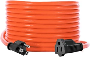 Cable de extensión exterior de 25 pies, extensión interior/exterior resistente a la intemperie de 25 pies 16/3 - Imagen 1 de 12