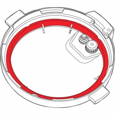 Genuine Instant Pot SEALING RING 2 PACK RED 6 Quart Models - Image 1 of 2