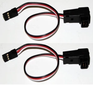 2X Futaba 6pin Trainer Port Plug to JR Male Servo plug - Picture 1 of 4