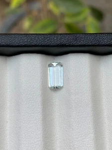 1.00Ct Natural Aquamarine Emerald Cut Loose Gemstone - Picture 1 of 5