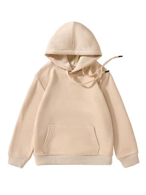 Niños Niñas Sudadera con Capucha Unisex Pullover Niños Sudaderas Niños Camisas Algodón Top Foto 1 de 4