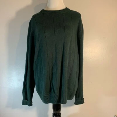 Suéter American Eagle Para Hombre Talla Grande Verde Cuello Redondo Foto 1 de 4