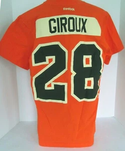 Camicia Philadelphia Flyers GIROUX 28 numeri neri con licenza REEBOK media usata in ottime condizioni - Foto 1 di 10