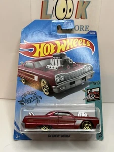 2020 Hot Wheels Red 64 Chevy Impala Tooned - Picture 1 of 2