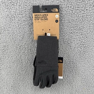 The North Face APEX Insulated Etip Gloves Gray Men's Sz Small - Picture 1 of 7