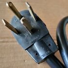 Range Oven Electric Power Cord 4 Prong Wire 20 Amp 4' Foot Heavy Duty LOOKS NEW.