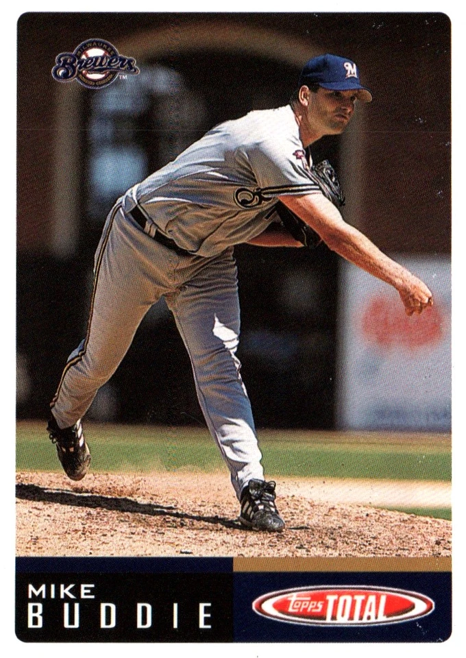 Mike Buddie P Brewers Topps Baseball Card #56 2002 - Image 1 of 2