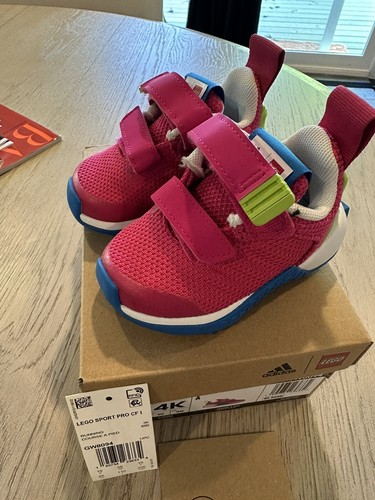 Sneaker Adidas x LEGO Sport Pro CF rosa atletica bambino walker taglia 4 #094