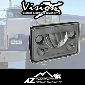 Vision X 4x6" SERIE VX FAROS LED (Negro Cromo) con HALO BLANCO 9897813 - Imagen 1 de 8