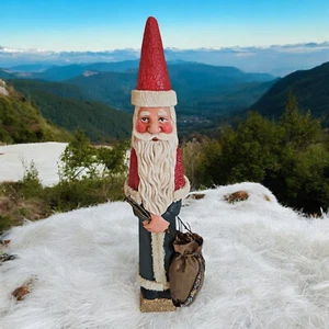De Colección Viejo Mundo Santa Lápiz Estatua San Nicolás Estatuilla Alta Con Bolsa de Regalo - Imagen 1 de 11