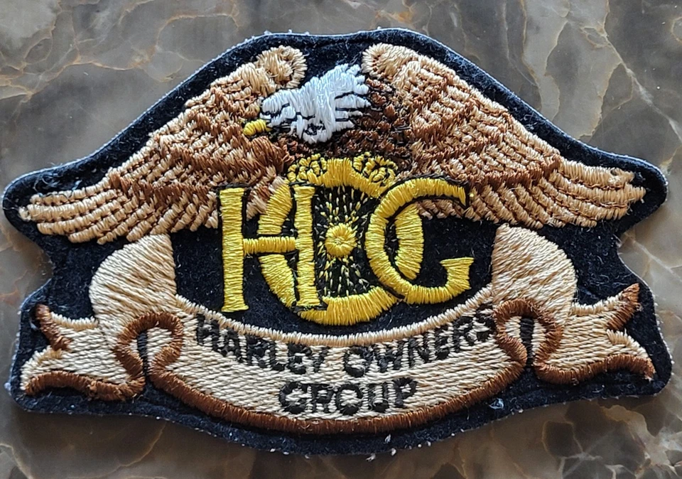 Parche Harley-Davidson Harley Owners Group "HOG" Eagle Banner emblema parche Foto 1 de 3