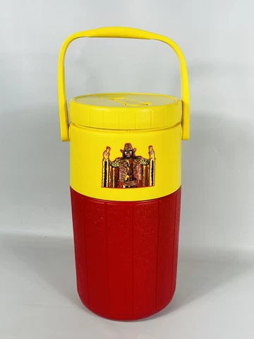 Vintage Slim Jim Coleman Collab WWF Randy Macho Man Savage Thermos Cooler 1993 Cover
