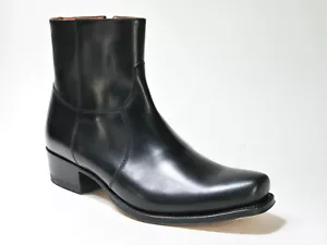 5200 Sendra Stivaletti INSA Ciclon Nero Schwarz Scarpe Cucite A Mano - Bild 1 von 5