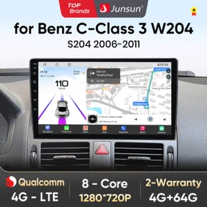 DAB+64GB Für Mercedes Benz C Klasse W204 S204 Android 13 Carplay 8Kern Autoradio - Bild 1 von 13