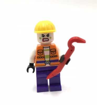 LEGO Joker's Goon Construction Outfit minifigure 76013 Super Heroes DC Batman  - Image 1 of 4