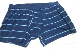 Goodfellow & Co men's boxer briefs-sz XL-1 PR-NAVY w/ STRIPS-cotton blend-NWOT - Picture 1 of 4