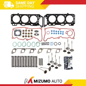 Head Gasket Set Intake Exhaust Valves Fit 04-11 Ford Mazda Mercury 4.0 VIN E - Picture 1 of 12