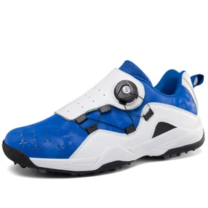 Men's Professional Golf Shoes Breathable Outdoor Non-Slip Golfer Racing Sneakers - Picture 1 of 15